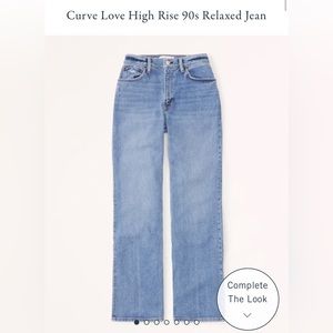 Abercrombie Curve Love High Rise 90s Relaxed Jean